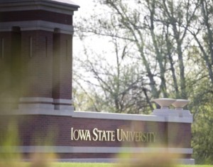 Iowa State University Iowa State University sign